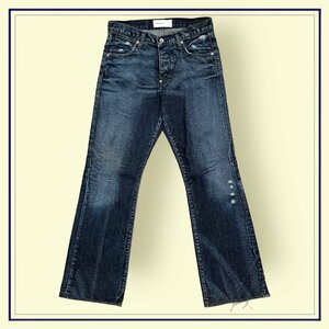 USA made *paperdenim&cloth Paper Denim and Cross ultra sib damage processing reticulum Denim pants slacks jeans W30 America made 