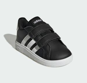  新品/箱あり/アディダス/adidas/グランドコート/キッズ/スニーカー/面ファスナー/12.0cm/GW6523/No.01406