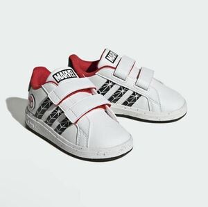  新品/箱あり/アディダス×MARVEL/adidas/グランドコート　スパイダーマン/キッズ/スニーカー　IF9893 /13.5cm/No.1457