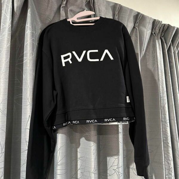 【 美品 】 RVCA ルーカ トレーナー レディース XS ブラック