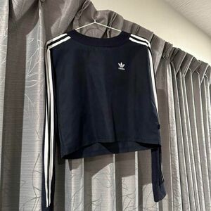 【 美品 】 adidas アディダス トップス ネイビー Sサイズ