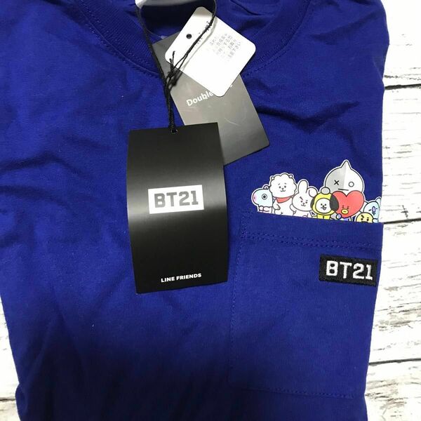 BT21長袖テイシャツ ポケット付きM新品