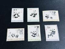 [14582] 中国切手　オオパンダ 6種完 1973年　美品_画像1