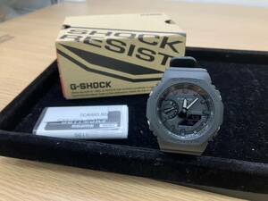 13747 試着のみ 綺麗 カシオ G-SHOCK GA-2100 マットブラック ※説明と画像をご確認下さい