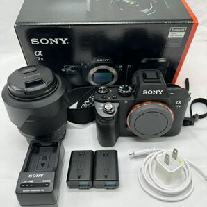 【シャッター数：6030回】ソニー Sony a7ii ズームレンズキット ILCE-7M2K ＋ 純正バッテリー ＋ 充電器 ＋ NDフィルター プロテクターの画像1