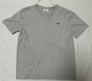 美品　ラコステ半袖Tシャツ グレー　Ｍ