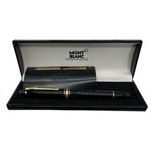 良品 MONTBLANC モンブラン マイスターシュテュック 14K カートリッジ 黒_画像9