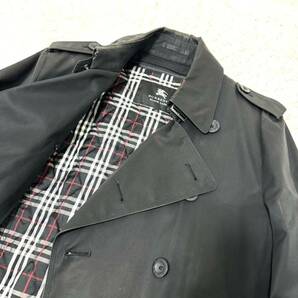 バーバリーブラックレーベル トレンチコート ライナー 2way キルティング BURBERRY BLACK LABEL ベルト 黒 ノバチェック の画像4