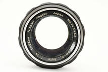 ★希少良品★ニコン NIKON NIKKOR-S Auto 5.8cm 58ｍｍ F1.4 PAT.PEND 刻印あり L1280#2796_画像3