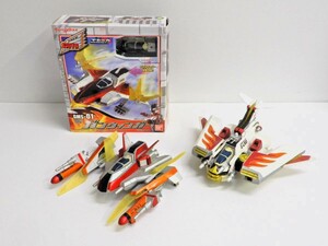 066Z363*[ б/у товар ]BANDAI/ Bandai po шестерня ka серии Ultraman Mebius 3 позиций комплект gun wing ga-/ gun бустер / gun Roader 