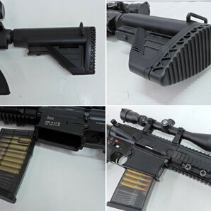 072Z239★【動作未確認☆ジャンク品】TOKYO MARUI/東京マルイ HK417 D 電動ガン アサルトライフル スコープ付属の画像5