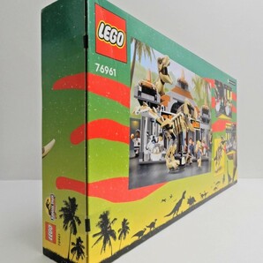 067Z219★【未開封品】LEGO/レゴ ジュラシック・パーク T-レックスとラプトルの襲来 76961の画像2