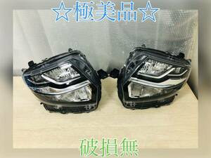 極美品 破損無 ダイハツ 純正 LA650S LA660S タント カスタム LED ヘッドライト ヘッドランプ ランプ 左右 セット 左 右 現行 100-69075