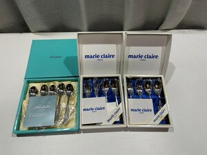 【未使用保管品】まとめ3箱セット スプーン フォーク Noritake marie claire カトラリー