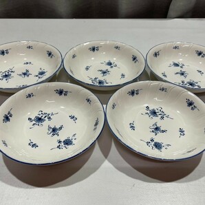 Noritake ノリタケ クラフトーン 8709 サラダボウル 小深皿 5点セット 花柄 食器の画像2