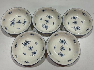 Noritake ノリタケ クラフトーン 8709 サラダボウル 小深皿 5点セット 花柄 食器