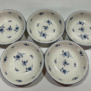 Noritake ノリタケ クラフトーン 8709 サラダボウル 小深皿 5点セット 花柄 食器の画像1