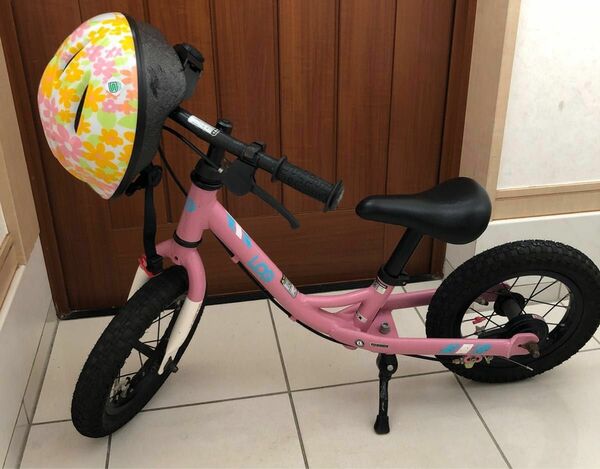あさひ　自転車　キックバイク　ログキッカー　12インチ　自転車 幼児用ヘルメット47-51cm セット