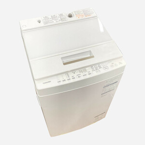 w★送料無料/短期保証付★洗濯機 東芝 ZABOON 7.0kg ステンレス槽 AW-7D6-W 2018年製 DDモーターで低騒音 送風乾燥 商品ID：2S377474