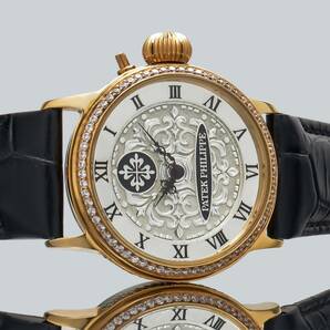 アンティーク Marriage watch Patek Philippe 懐中時計をアレンジした40mmのメンズ腕時計 半年保証 手巻き スケルトンの画像3