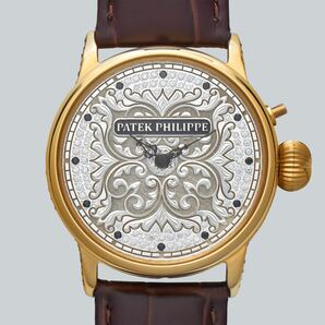 アンティーク Marriage watch Patek Philippe 懐中時計をアレンジした40mmのメンズ腕時計 半年保証 手巻き スケルトン