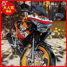 【！！最激安！！】 CBR600 CBR900 CBR250R CBR1000 適合 VTR1000用 カウルミラー ブラック バイクミラー_画像4