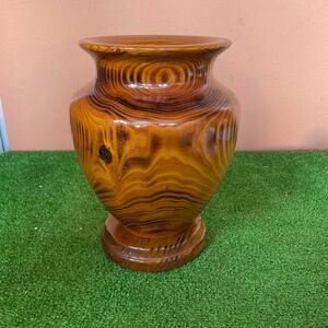 木製　花器 花瓶　花入 木工芸 華道具 茶道具伝統工芸美術中古現状