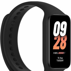 新品未使用未開封シャオミ スマートウォッチ Xiaomi Band 8 Active iPhone&Android対応 ブラック