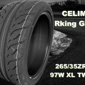 GTR5 CELIMO Rking 265/35/ZR18 265/35/18 265/35R18 ドリフト タイヤ タイムアタック の画像1