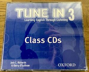 TUNE IN 3 Class CDs / 英会話のクラスCD 3枚