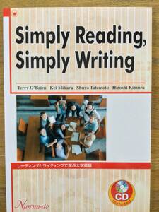 Simply Reading, Simply Writing / 英会話テキストとCD /中級
