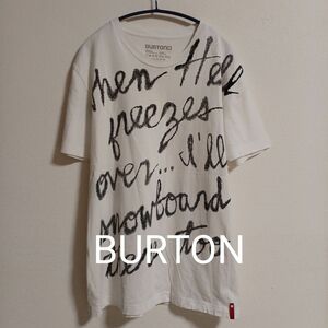 【即日発送】美品。BURTON プリントS/Sカットソー