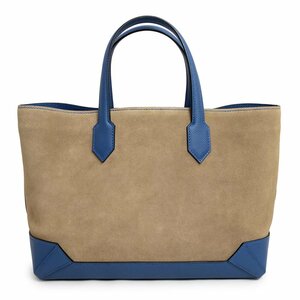 （未使用　展示品）エルメス HERMES マキシボックス カバス 30 トート ハンドバッグ グリズリー ヴォーエプソン レザー ベージュ ブルー