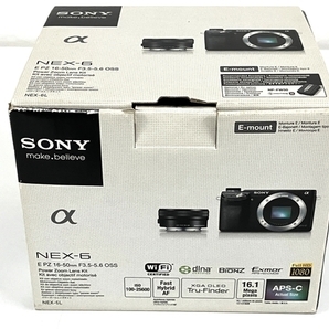 SONY α NEX-6 ボディ SELP1650 3.5-5.6 16-50mm レンズ セット カメラ ソニー 訳あり B8657495の画像9