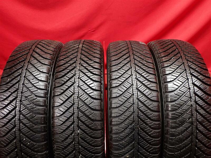 中古タイヤ 155/65R14 75H 4本セット グッドイヤー ベクター 4シーズンズ ハイブリッド GOODYEAR VECTOR 4 Seasons Hybrid 8.5分山★n14