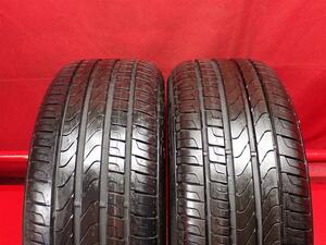 タイヤ2本 《 ピレリ 》 チントゥラート P7 [ 225/50R17 94W ]9分山★ ランフラット BMW3シリーズ 5シリーズ X1 n17