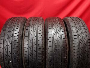 中古タイヤ 175/65R15 84S 4本セット ブリヂストン ネクストリー BRIDGESTONE NEXTRY 8分山★n15 アクア スペイド フィット キューブ