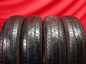 中古タイヤ 155/80R13 79S 4本セット ブリヂストン ネクストリー BRIDGESTONE NEXTRY 7分山★n13 パッソ ブーン ヴィッツ Kei ロゴ