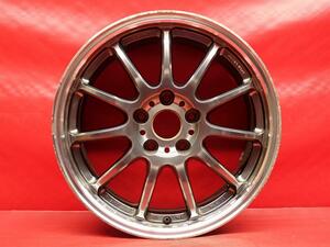 単品 中古ホイール 1本 WORK EMOTION ワーク エモーション 11R 7J 17インチ PCD114.3 5穴 +53 ハブ73 ja17