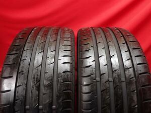 中古タイヤ 235/40R19 96W 2本セット コンチネンタル コンチ スポーツ コンタクト3 CONTINENTAL ContiSportContact 3 8.0分山★n19 GS300h