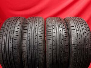 中古タイヤ 195/55R16 87V 4本セット ヨコハマ エコス ES31 YOKOHAMA ECOS ES31 8.5分山★n16 フィールダー プリウス ウィングロード