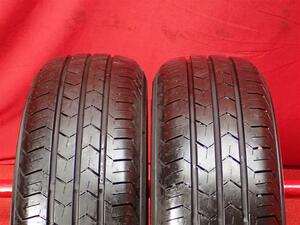 タイヤ2本 《 ヨコハマ 》 ブルーアース FE AE30 [ 165/65R15 81S ]9.5分山★ デリカD2 ソリオ タフト クルーズ プリウス n15