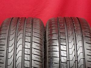 タイヤ2本組 《 ピレリ 》 チントゥラートP7 [ 205/40R18 86W ] 9分山★ ルーテシア ミニ n18