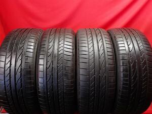 中古タイヤ 225/50R18 95V 4本セット ブリヂストン ポテンザ RE050A BRIDGESTONE POTENZA RE050A 7.5分山★n18 レクサスUX C-HR