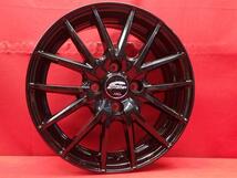 シュナイダー MID 中古ホイール 4本 5.5J 15インチ PCD100 4穴 +43 ハブ67 スイフト デミオ マツダ2 カローラ フィールダー aa15_画像2