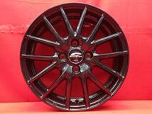 シュナイダー MID 中古ホイール 4本 5.5J 15インチ PCD100 4穴 +43 ハブ67 スイフト デミオ マツダ2 カローラ フィールダー aa15_画像5