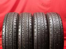 タイヤ4本 《 ダンロップ 》 エナセーブ VAN01 [ 195/80R15 103/101L , 107/105L ]9.5/8.5分山★ 商用車 ハイエース キャラバン コモ n15_画像1