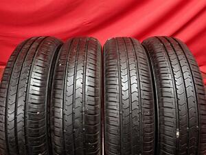 中古タイヤ 155/65R14 75H 4本セット ブリヂストン エコピア NH100C BRIDGESTONE ECOPIA NH100C 8分山★n14 N-WGN ルークス R2 アルト