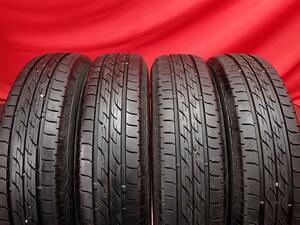 中古タイヤ 155/80R13 79S 4本セット ブリヂストン ネクストリー BRIDGESTONE NEXTRY 8.5分山★n13 パッソ ブーン ヴィッツ Kei ロゴ