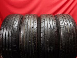 中古タイヤ 225/65R17 102H 4本セット ヨコハマ ブルーアース XT AE61 YOKOHAMA BLUEARTH XT AE61 8.5分山★n17 ハリアー RAV4